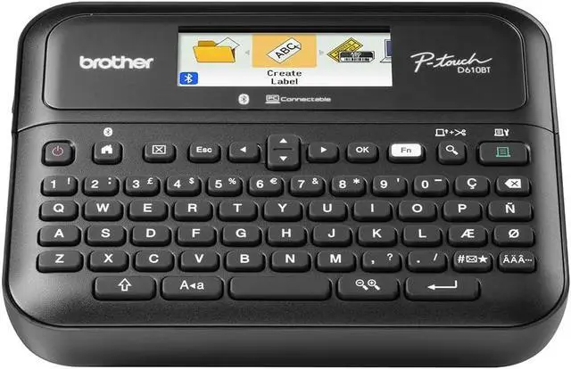 Alt view image 2 of 6 - ® P-touch PT-D610BT Business Professional Connected Label Maker With Bluetooth®