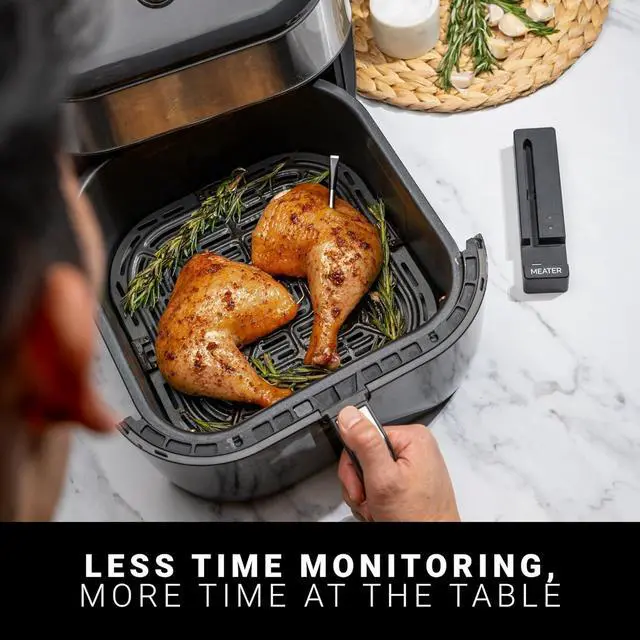 Alt view image 5 of 7 - SE: 100% Wireless Smart Meat Thermometer | No Wires, No Fuss | 165ft Bluetooth Range | Dual Temp Sensors | Guided Cook System | Dishwasher Safe | Perfect for BBQ, Grill, Oven, Smoker