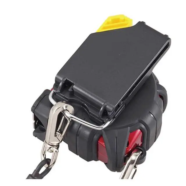 Alt view image 6 of 7 - TAJIMA Tape Measure - 25 ft x 1-1/16 inch GS-Lock Measuring Tape with Shock Resistant Case & Safety Clip Holder - GSSF-25BW