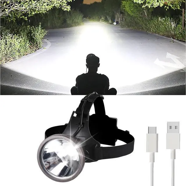 Main image of Super Bright Headlamp, Led Rechargeable Head Lamp with Battery Powered for Adult- Motion Sensor Headlamps Flashlight Waterproof Searchlight for Outdoor Hunting