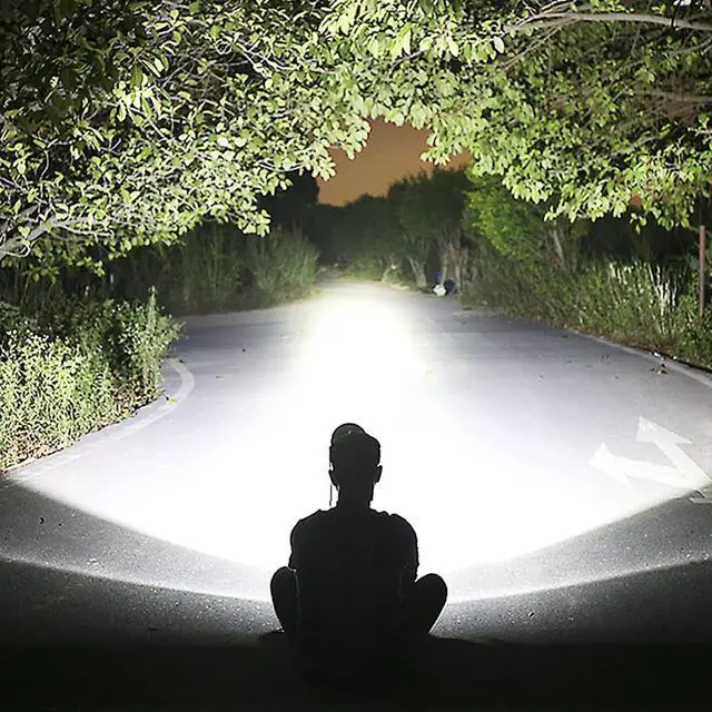 Alt view image 7 of 7 - Super Bright Headlamp, Led Rechargeable Head Lamp with Battery Powered for Adult- Motion Sensor Headlamps Flashlight Waterproof Searchlight for Outdoor Hunting
