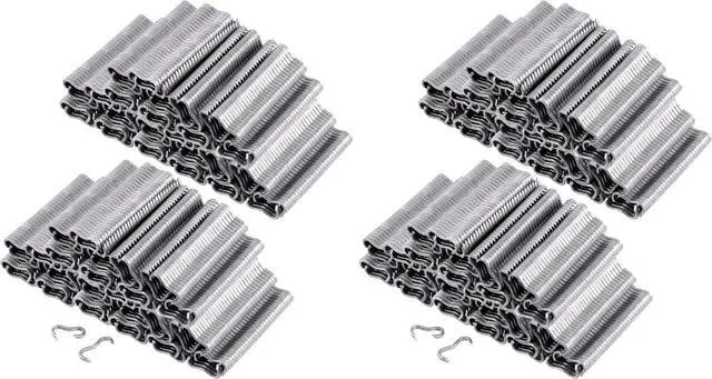 Main image of 3000Pcs M Nails M Clips Professional Upholstery Hog Rings M Staples for Type M Hog Nail Ring Pliers Assortment Kit Fence Fastening (Pack of 2)