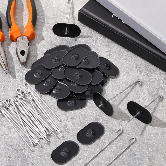 Alt view image 6 of 7 - Solar Panel Bird Guard Fastener Clips Guard Clips Kit for Bird Pigeon Fence Roll Kit Stainless Steel Critter Fastener for Solar Panel Bird Wire Pigeon Fence(120 Sets)
