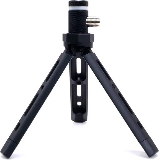 Alt view image 4 of 6 - GRA-ULTmini Antenna Tripod Kit, 3/8-24, SO239 UHF, Black, GRA-AD35LB | Compact antenna tripod for 3/8-24 antennas with SO239 UHF coax connection, built for POTA, SOTA, QRP, and field use