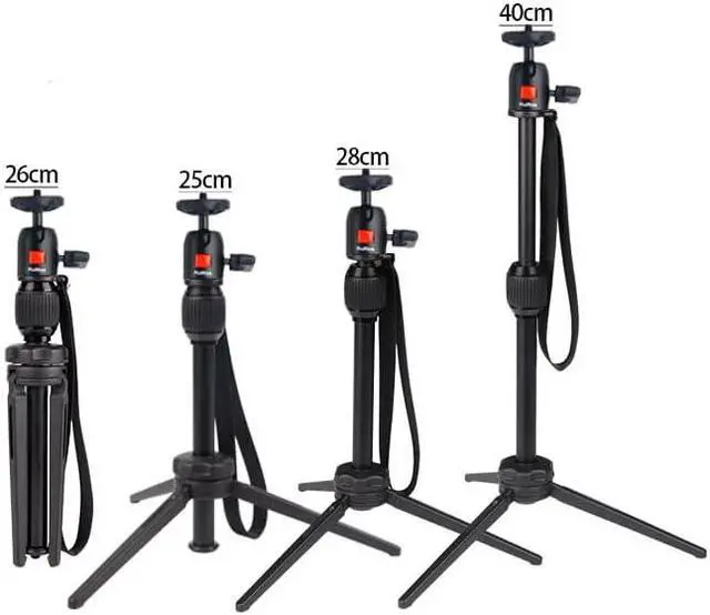 Alt view image 3 of 7 - Tripod Stand Compatible with Anker Nebula Capsule Series, Universal Mini Camera Tripod, Aluminum Alloy Portable Projector Stand for Capsule, Capsule Max, and Capsule II with Swivel Ball Head