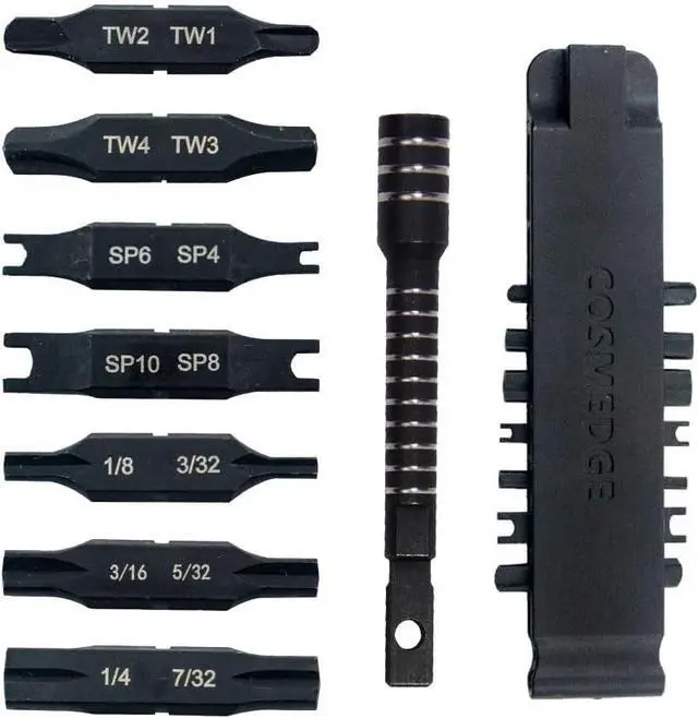 Main image of Security Bit Kit Set with Magnetic Extension Bit Holder for Leatherman, Replacement Double-Ended Flat Spanner Tri-Wing Clutch Screwdriver Bits for Leatherman Multi-Tool Accessories,8Pack