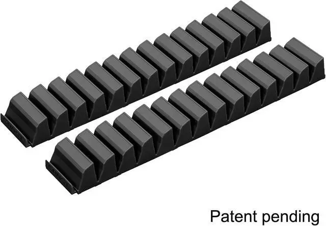 Alt view image 2 of 7 - Screwdriver Pro - Modular Screwdriver Organizer for 26 Tools with Magnetic Base, Black - Made in the USA