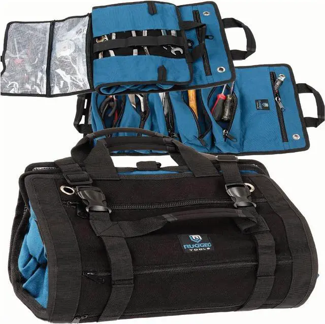 Main image of Titan23-XL Tool Roll - Wrench Roll & Organizer - Canvas Tool Bag & Tool Pouch for Electrician, HVAC, Plumber, Carpenter or Auto Mechanic