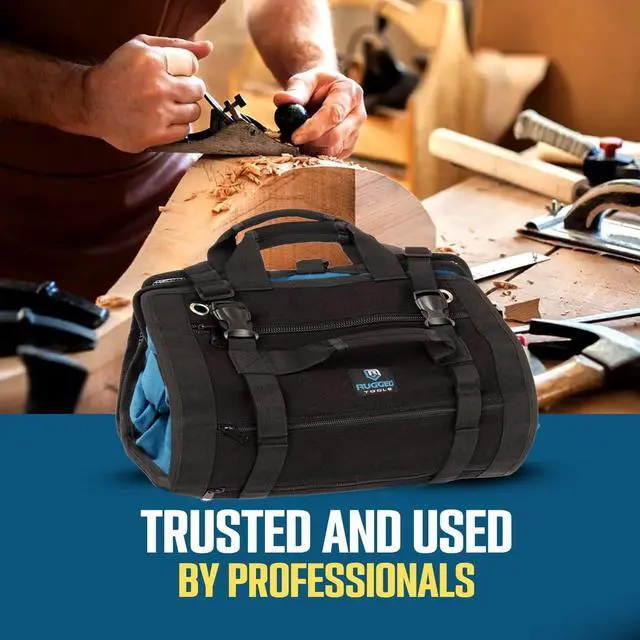 Alt view image 7 of 7 - Titan23-XL Tool Roll - Wrench Roll & Organizer - Canvas Tool Bag & Tool Pouch for Electrician, HVAC, Plumber, Carpenter or Auto Mechanic