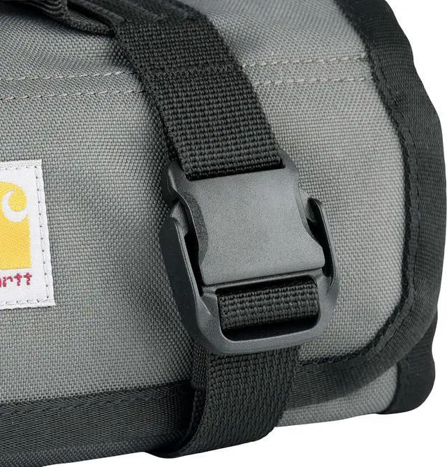 Alt view image 7 of 7 - Utility Roll Organizer, Durable, Water-Resistant Tool Roll, Gravel, 16 Pocket
