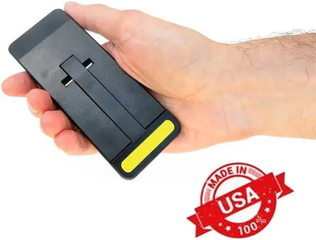 Alt view image 3 of 6 - 3 Pack Ultimate Door Stopper | | Non Slip Rubber Feet Door Stop | Foldable Door Wedge | Lightweight & Portable Door Holder | Portable Door Lock | Door Stopper Wall Protector