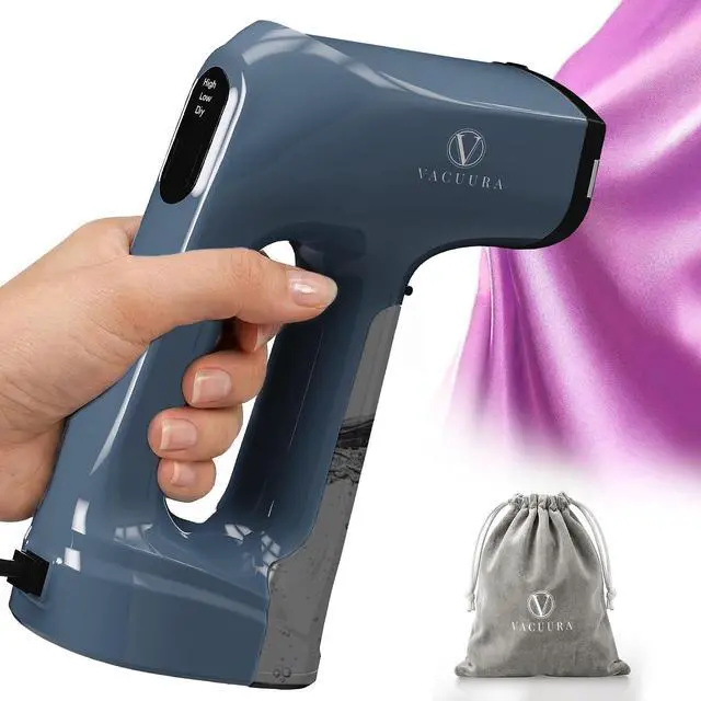 Main image of Vacuum Steamer for Clothes,1200W 2-in-1 Steamer & Iron, 3500Pa Suction Handheld Clothes Steamer, Garment Steamer & Wrinkle Remover for Shirts, Bedding, 30-Sec Heat-Up,4 Modes,Travel & Home (110-120V)