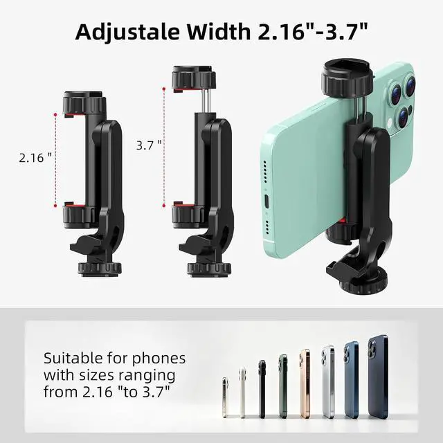 Alt view image 4 of 7 - Golf Tripod Monopod, Monopod and Tripod Selfie Stick to Record Golf Swing | 67.3" Adjustable Phone Tripod Stand, Phone Holder for iPhone/Android, 21cm Spike, Tripod