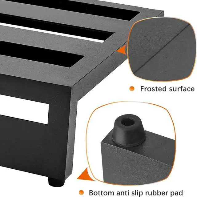 Alt view image 3 of 7 - Guitar Pedal Board, 19.7x11.4x3.93", Aluminum Alloy Black Effects PedalBoard with 4 pcs 6 inch Guitar Pedal Cable, Carrying Bag, Adhesive Hookside Tape