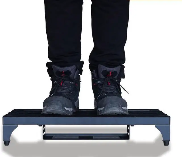 Alt view image 6 of 7 - 22" x 12.5" Aluminum Alloy Guitar Pedal Board with Power Supply Tray, Carry Bag & Mounting Tapes Included (Black, APB-22BK)