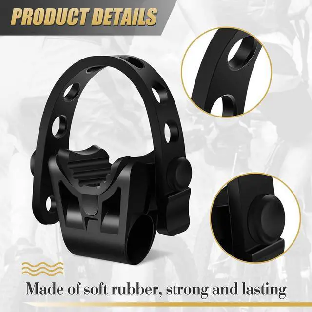 Alt view image 4 of 7 - 8 Sets Bike Rack Straps Replacement Bicycle Hitch Strap Cradle Car Rack Parts Bike Carrier Mount Rubber Strap for SUV Truck Minivan Hatchback Sedan Accessories (1 Inch Trailer Hitch)