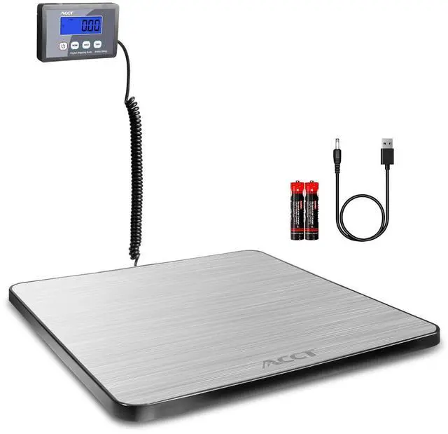 Main image of Shipping Scale, 400lb/1oz, Digital Postal Scale with Hold/auto-Off/Tare Function, Mail Scale for Packages/Pets/Luggage/Office, Heavy Duty Scale, Batteries & USB Cable Included