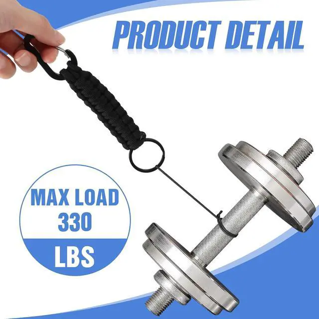 Alt view image 4 of 7 - 4/12/24/50 Pcs Paracord Keychain Bulk 550 Rope Lanyard with Carabiner, Man Women Outdoor Camping Fishing Hiking