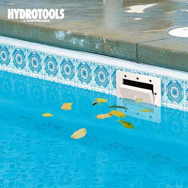 Alt view image 7 of 7 - HYDROTOOLS Standard ABS Thru-Wall Skimmer Kit, White - Includes Return Fitting and Vacuum Plate, Maintenance Accessories for Above Ground and Backyard Deck Swimming Pools