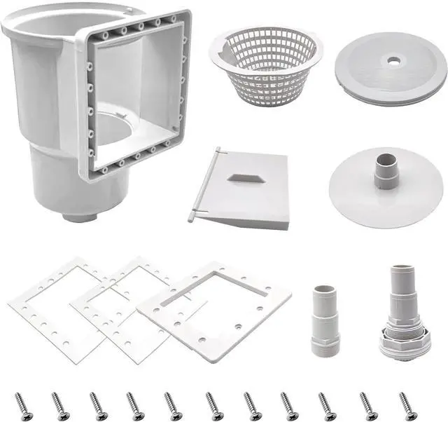 Main image of Above Ground Pool Skimmer,Thru-Wall Skimmer,Above Ground Pool SkimmerWith AccessoriesOpening Width 6 Inches,Compatible With All Standard Pool Wall Openings,Replace SP1091LX Above Ground Pool Skimmer