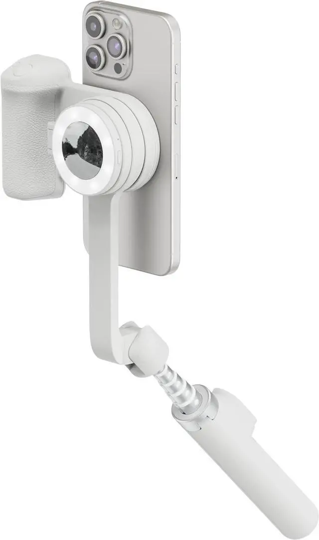 Main image of Travel and Creator Kit MagSafe-Compatible Mobile Creator Bundle for iPhone and Android, Compact Phone Grip, Adjustable LED Light, Extendable Bluetooth Tripod for Vlogging