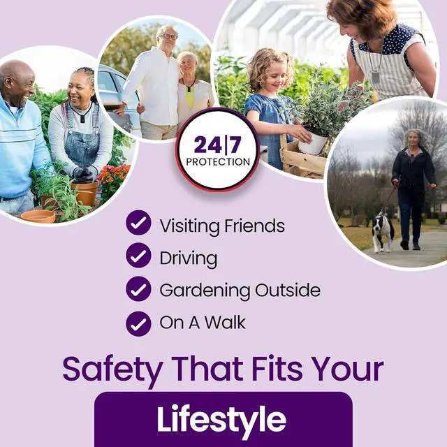 Alt view image 4 of 7 - MGMini Medical Alert Device for Seniors | Subscription Required | SOS Button, Emergency Location Assistance, 24/7 Monitoring | Silver