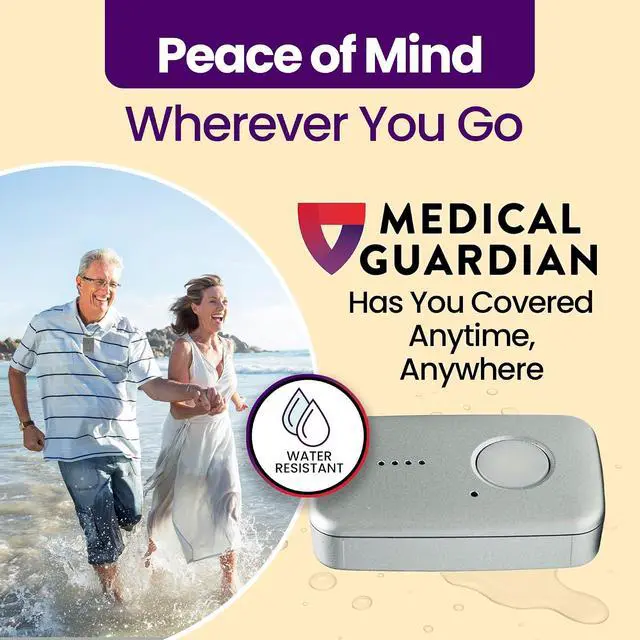 Alt view image 5 of 7 - MGMini Medical Alert Device for Seniors | Subscription Required | SOS Button, Emergency Location Assistance, 24/7 Monitoring | Silver