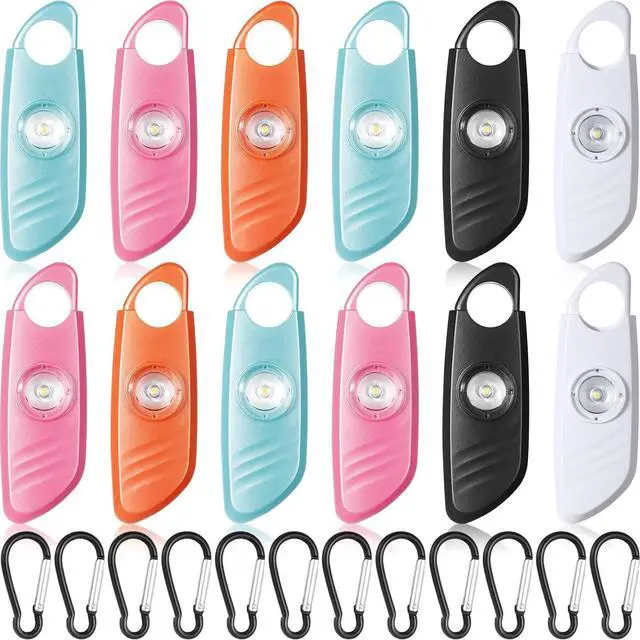 Main image of 12 Pcs Personal Safety Alarm for Women with LED Strobe Light and 12 pcs Keychain 130DB Loud Sound Personal Siren Emergency Self Defense Alarm Keychain Safety Devices for Women Men Elderly
