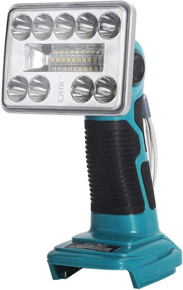 Main image of 1000LM LED Work Light for Makita 18V LXT lithium battery, 9w Floodlight for Camping, Car Repairing, Emergency and Job Site Lighting, Rechargeable Led Flashlight Tools for Men
