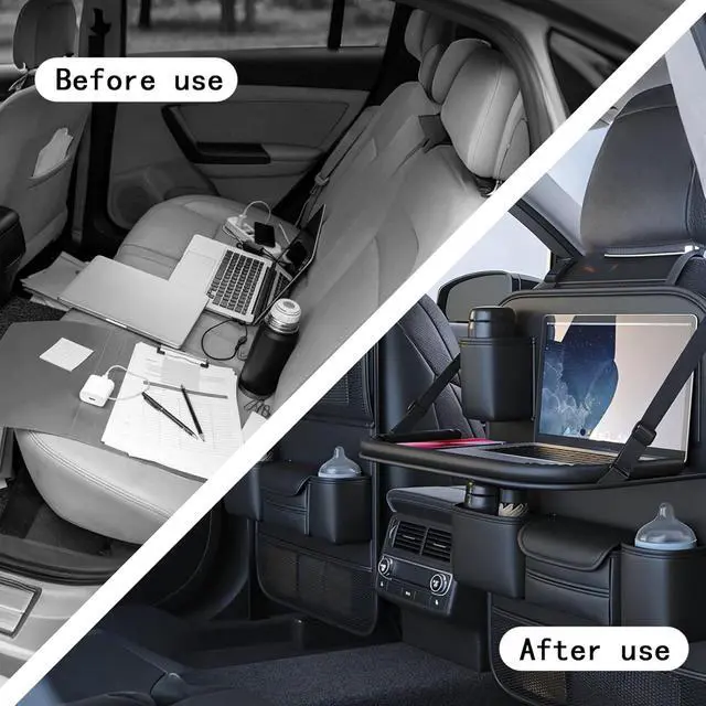 Alt view image 2 of 7 - 2 Pack - Back Seat Car Organizer, Car Organizerr, Back Seat Organizer, Seat Organizer, Car Organizer and Storage Box, Back of Seat Car Organizer, Seat Back Organizer.
