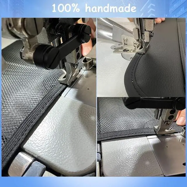 Alt view image 6 of 7 - 2PACK Leather Car Backseat Organizer with Tablet Holder - 9 Large Storage Pockets, Foldable Food Tray & Anti-Scratch Kick Mats - Universal Car Seat Protector for Kids, Pets & Travel Accessories