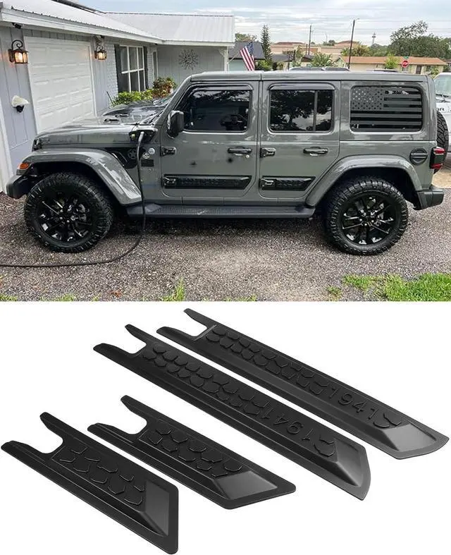 Main image of Car Door Protector Side Door Anti-Collision Board Strip Fits for Jeep Wrangler JK JL Gladiator JT 4Doors 2007-2023 Door Guards for Cars