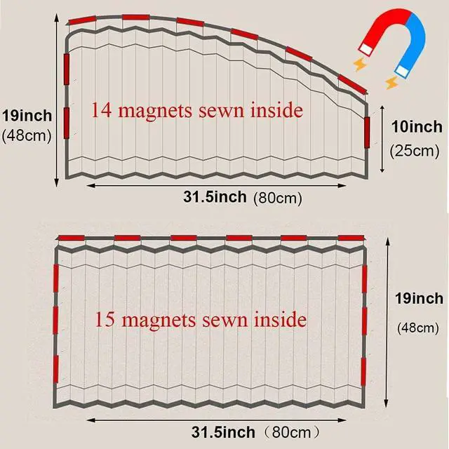 Alt view image 5 of 7 - Car Window Shades 4pcs - Side Window Sun Shades, Silky UV Protection Privacy Baby Suction Magnetic (Black-Opaque, Front&Back 4pcs)
