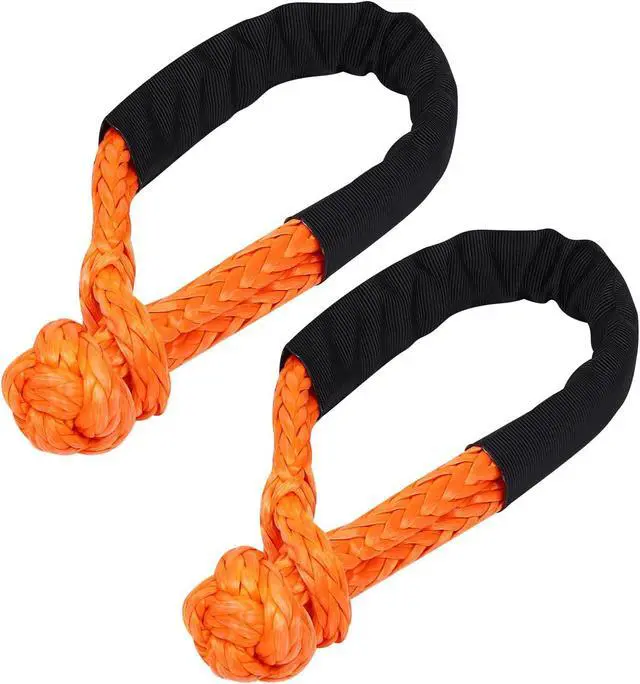 Alt view image 4 of 7 - 3/4" x 20ft Kinetic Recovery Tow Rope (MBS-30,580Lbs), Heavy Duty Offroad Recovery Rope with 2 Soft Shackles, Offroad Towing Straps Kit for Truck ATV UTV SUV Jeep Car Tractor (1)