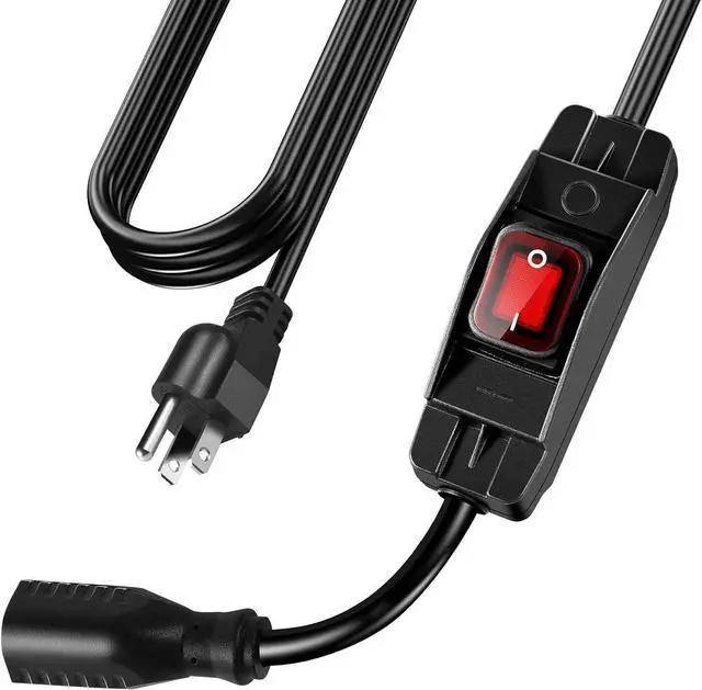 Main image of Extension Cord with Switch On/Off Waterproof Switch 35Ft No Plugging and Unplugging Invintage Stereo Devices Without Built-in Power Switch (35 FT)