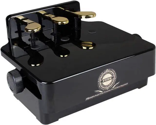 Main image of Piano Pedal Extender Adjusted Piano Foot Pedal Extender for Kids,Design with 3 Pedal Black