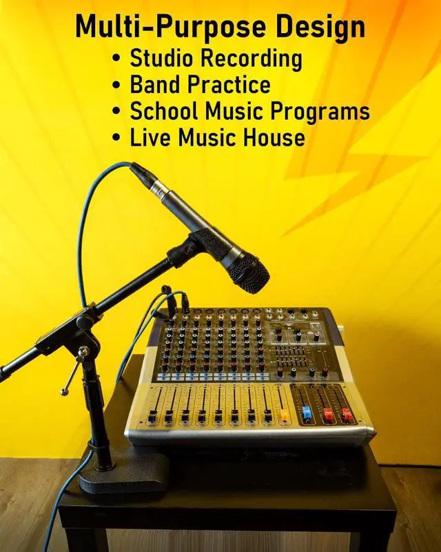 Alt view image 6 of 7 - Adjustable Low-profile Microphone Stand, 2 Pack - Snare/Tom Bottom/Bass (Kick) Drum/Table Top, Adjustable Height, Clip-on cable holder, Powered by Hamilton (SR610111-2PK)