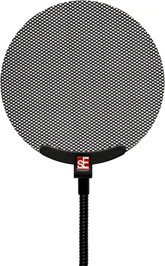 Alt view image 6 of 6 - Pro Metal Pop Filter for Microphones - Entirely Metal Mic Pop Filter with Adjustable Gooseneck for Precise Positioning - Professional Microphone Accessories