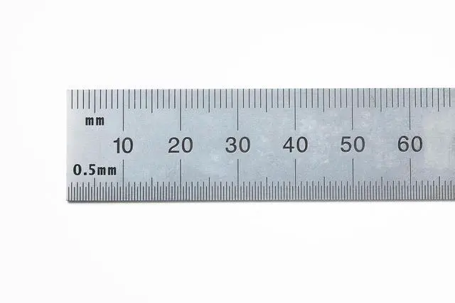 Alt view image 3 of 7 - Flexible 24-Inch Machinist's Rule, High-Carbon Steel, Markings of 1/10", 1/100", 0.5mm, 1mm, Suitable for CNC Operators and Engineers, Decimal Inch and Metric Systems, Made in USA