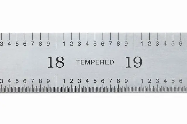 Alt view image 6 of 7 - Flexible 24-Inch Machinist's Rule, High-Carbon Steel, Markings of 1/10", 1/100", 0.5mm, 1mm, Suitable for CNC Operators and Engineers, Decimal Inch and Metric Systems, Made in USA
