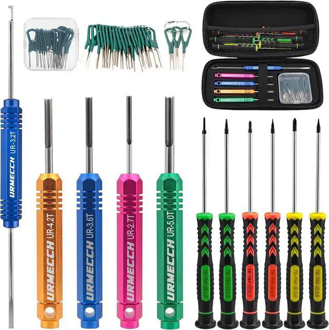 Main image of Terminal Removal Tool Kit for Deutsch Connectors, Depinning Tools Electrical Pin Extractor with Magnetic Phillips Screwdrivers 32Pc