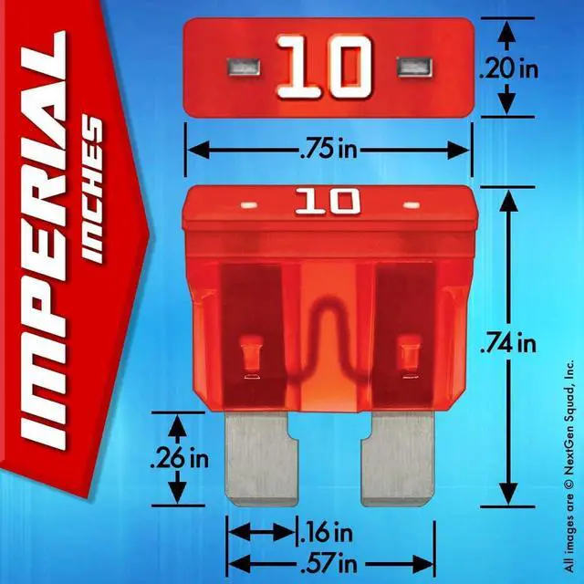 Alt view image 7 of 7 - 120 Piece Full Range Fuse Assortment & Tap Kit: 108 Standard, ATO, ATC, ATS, APR Automotive Fuses 2A 3A 4A 5A 7.5A 10A 15A 20A 25A 30A 35A 40A, 2 Taps (12V, 12AWG), Ties, Connectors, Puller