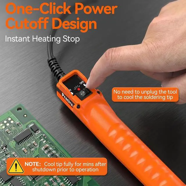 Alt view image 4 of 7 - 929D-VI Electric Desoldering Pump 180W Temperature-Controlled