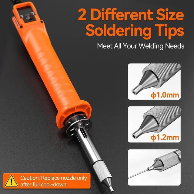 Alt view image 7 of 7 - 929D-VI Electric Desoldering Pump 180W Temperature-Controlled
