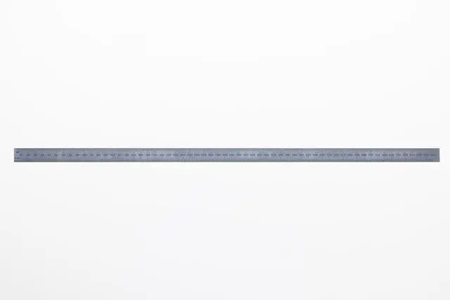 Alt view image 2 of 7 - Flexible 24-Inch Machinist's Rule, High-Carbon Steel, Markings of 1/10", 1/100", 0.5mm, 1mm, Suitable for CNC Operators and Engineers, Decimal Inch and Metric Systems, Made in USA