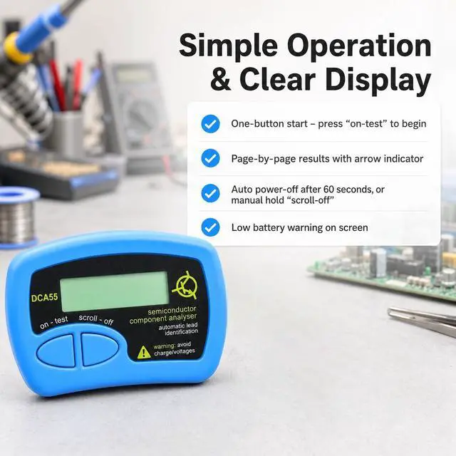 Alt view image 3 of 7 - Upgraded Semiconductor Tester Compatible with DCA55 Analyzer