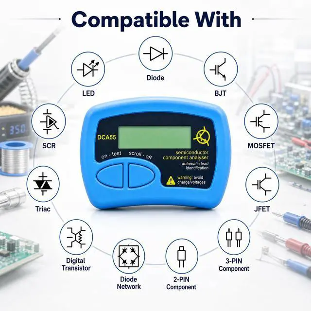 Alt view image 4 of 7 - Upgraded Semiconductor Tester Compatible with DCA55 Analyzer