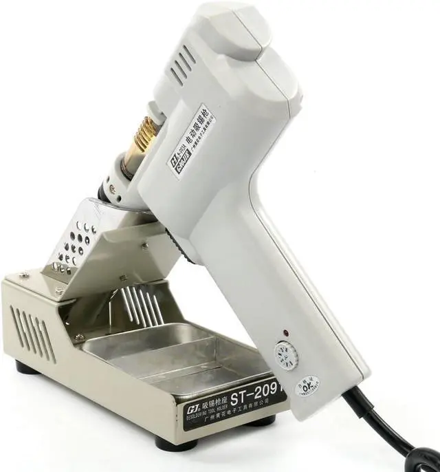 Alt view image 6 of 7 - Desoldering Gun S-993A 110V 100W 50HZ Electric Desoldering Gun Solder Sucker Gun Suction Tin Gun with Vacuum Desordering Pump