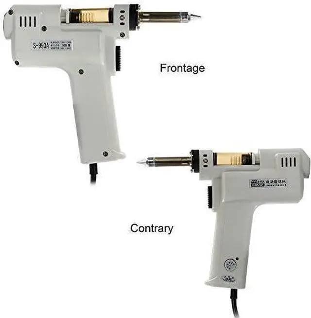 Alt view image 7 of 7 - Desoldering Gun S-993A 110V 100W 50HZ Electric Desoldering Gun Solder Sucker Gun Suction Tin Gun with Vacuum Desordering Pump