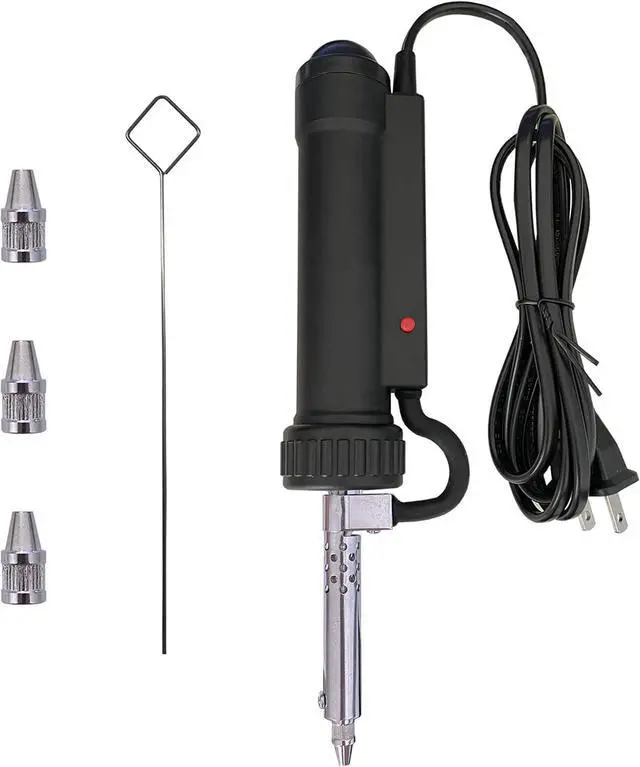 Main image of Electric Solder Sucker Vacuum,Automatic Desoldering Pump,Black Desoldering Tool For One-Handed Use And Reliable Suction,Designed for extended use Tin Removal Work Ac110v 30w Desoldering Gun